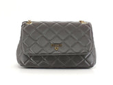 POLLINI Crossbody Flap Borsa Laminated Grigio Fumo SC4501PP0DSE0022 - Sandrini Calzature e Abbigliamento