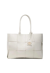 TWINSET Borsa Shopper Bianco Avorio 231TD8250 - Sandrini Calzature e Abbigliamento