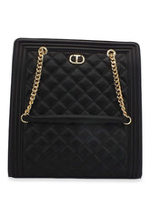TWINSET Borsa Tote Quilted Nero 222TD8143 - Sandrini Calzature e Abbigliamento