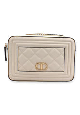 TWINSET Borsa Tracolla Bianco Neve 222TD8142 - Sandrini Calzature e Abbigliamento