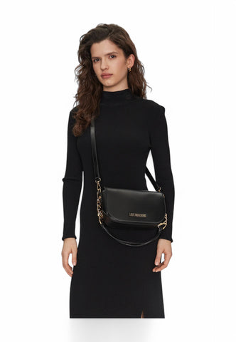 LOVE MOSCHINO Borsa a spalla Donna Nero JC4049PP1MLF0000-PE25