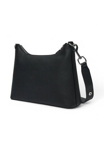 LOVE MOSCHINO Borsa a spalla Donna Nero Logo Argento JC4025PP1MKD000B-PE25