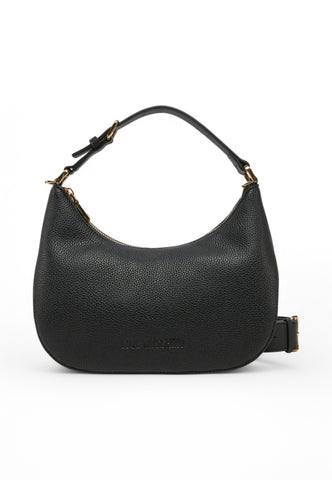 LOVE MOSCHINO Borsa a spalla Donna Nero Logo Oro JC4018PP1MLT0000-PE25