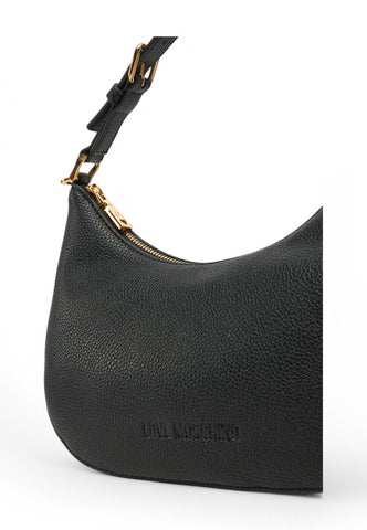 LOVE MOSCHINO Borsa a spalla Donna Nero Logo Oro JC4018PP1MLT0000-PE25