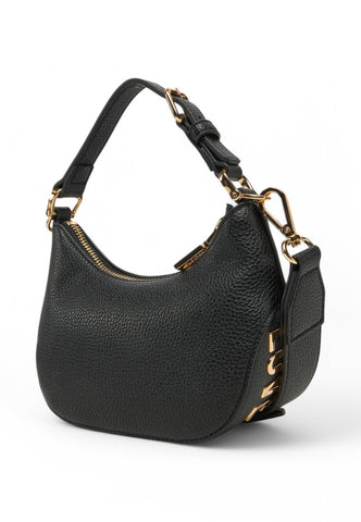 LOVE MOSCHINO Borsa a spalla Donna Nero Logo Oro JC4019PP1MLT0000-PE25