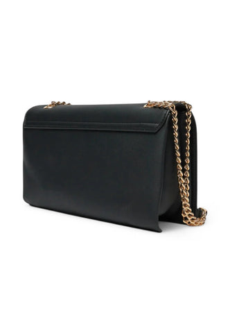 LOVE MOSCHINO Borsa a spalla Donna Nero Logo Oro JC4192PP1MKD0000-PE25