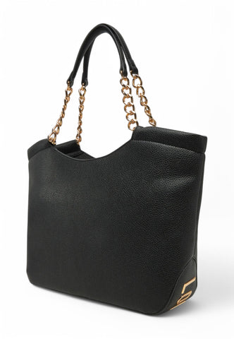 LOVE MOSCHINO Borsa a spalla Donna Nero Logo OroJC4031PP1MLT0000-PE25