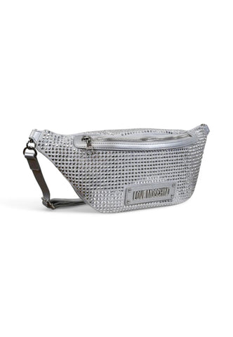 LOVE MOSCHINO Borsa Marsupio Donna Argento Strass JC4137PP1MLL196B-PE25