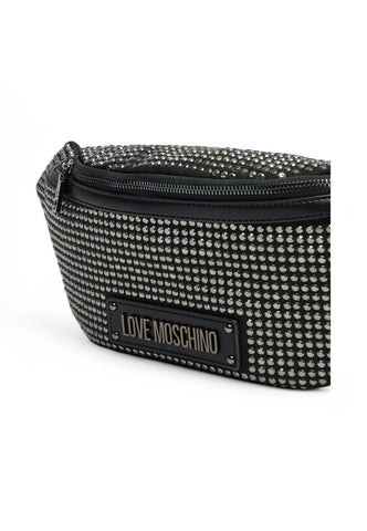 LOVE MOSCHINO Borsa Marsupio Donna Nero Strass JC4137PP1MLL100A-PE25