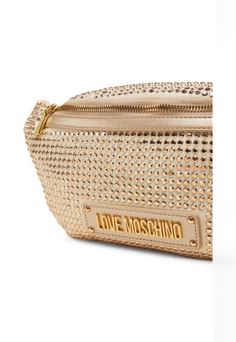 LOVE MOSCHINO Borsa Marsupio Donna Oro Strass JC4137PP1MLL196A-PE25