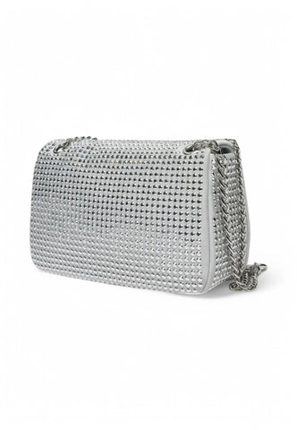 LOVE MOSCHINO Borsa Tracolla Donna Argento Strass JC4136PP1MLL196B-PE25