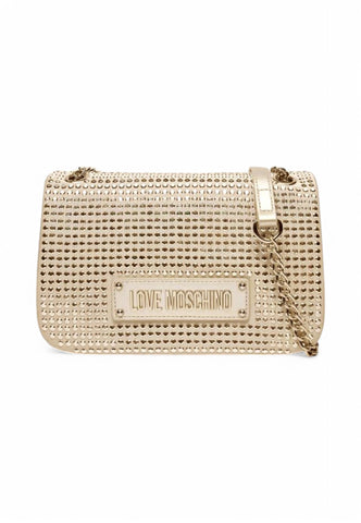 LOVE MOSCHINO Borsa Tracolla Donna Oro Strass JC4136PP1MLL196A-PE25