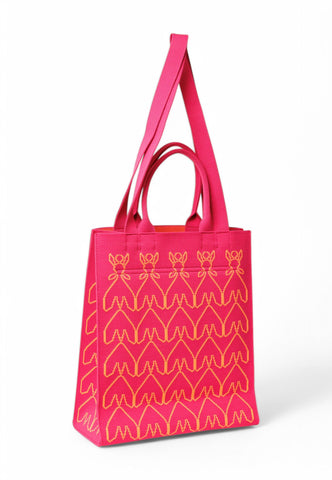 PATRIZIA PEPE Borsa Shopper Donna Rosa Arancione 2B0123K264-PE25-X1DR