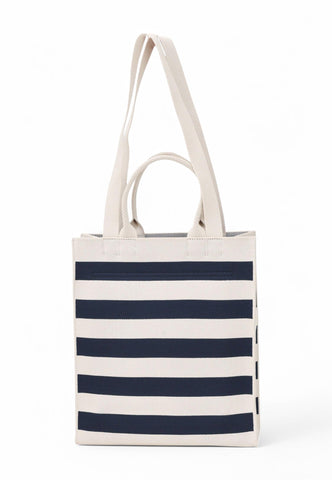 PATRIZIA PEPE Borsa Shopper Donna Bianco Blu 2B0123K264-PE25-F2Z1