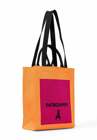 PATRIZIA PEPE Borsa Shopper Donna Arancione Rosa 2B0121K264-PE25-I2G7