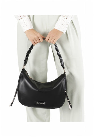 CAFENOIR Borsa a spalla Donna Nero C3WA0803-PE25-N001