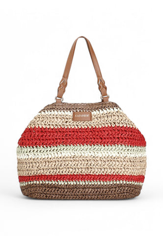 CAFENOIR Borsa Shopper Donna Marrone Rosso C3VA0802-PE25-S003
