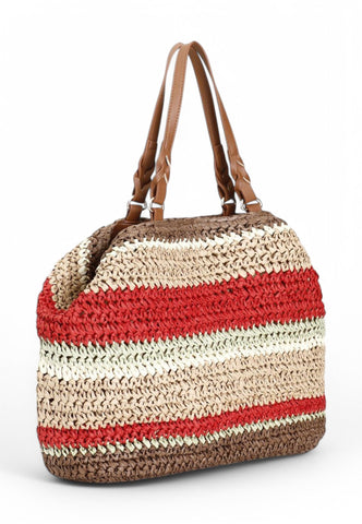 CAFENOIR Borsa Shopper Donna Marrone Rosso C3VA0802-PE25-S003