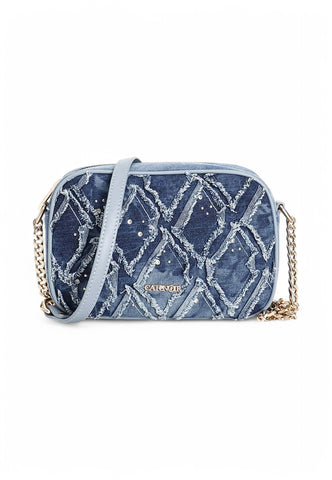 CAFENOIR Borsa Tracolla Donna Blu Denim C3NL0832-PE25-B017