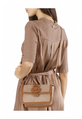 CAFENOIR Borsa Tracolla Donna Marrone Beige C3YH0814-PE25-M007