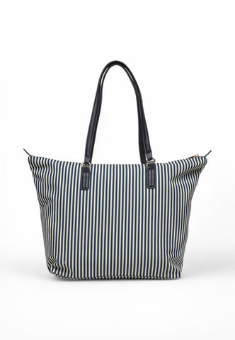 TOMMY HILFIGER Borsa Shopper Donna Blu Bianco AW0AW17203-0GY-PE25