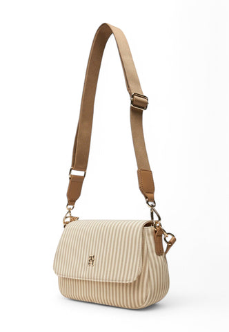 TOMMY HILFIGER Borsa Tracolla Donna Beige Bianco AW0AW17166-0I1-PE25