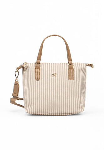 TOMMY HILFIGER Borsa Tracolla Donna Beige Bianco AW0AW17202-0I1-PE25