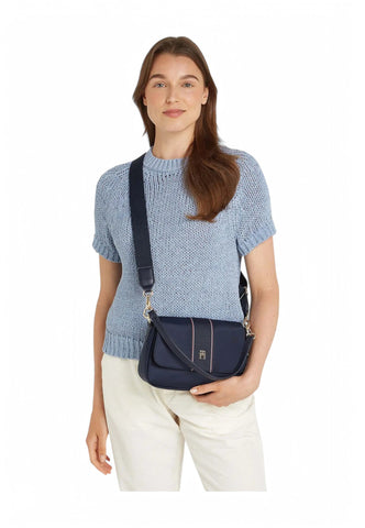 TOMMY HILFIGER Borsa Tracolla Donna Blu AW0AW17168-DW6-PE25