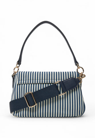 TOMMY HILFIGER Borsa Tracolla Donna Blu Bianco AW0AW17166-0GY-PE25