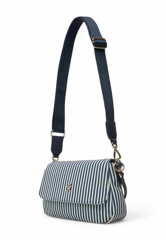 TOMMY HILFIGER Borsa Tracolla Donna Blu Bianco AW0AW17166-0GY-PE25