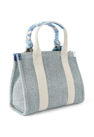 KURT GEIGER Borsa a mano Donna Azzurro Bianco 9544586999-PE25