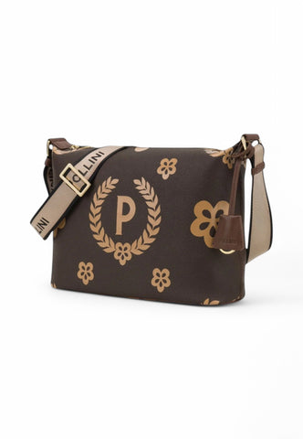 POLLINI Borsa Logo Marrone Beige TE8400PP02Q1E11A