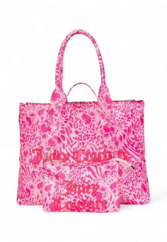 JUICY COUTURE Borsa Shopper Donna Rosa Bianco Fantasia BEJDA8807WIAHP1-PE25