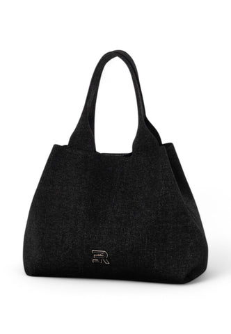 ERMANNO FIRENZE Borsa a mano Donna Nero Glitter 12401929-PE25-293
