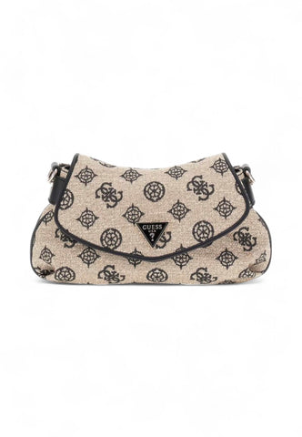 GUESS Borsa a spalla Donna Beige Nero HWJG9627190-PE25-BLO