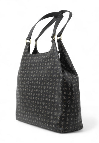 POLLINI Borsa Shopper Donna Nero Beige TE8539PP0MQ2600A-PE25