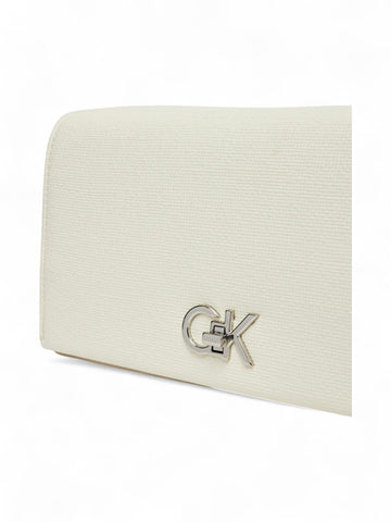 CALVIN KLEIN Borsa Tracolla Donna Bianco K60K613180-67U-PE25