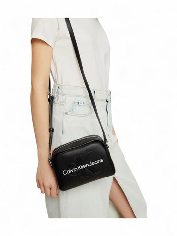 CALVIN KLEIN Borsa Tracolla Donna Nero K60K612220-01R-PE25