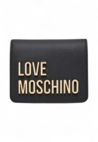 LOVE MOSCHINO Portafogli Donna Nero Oro JC5612PP1MKD0000-PE25