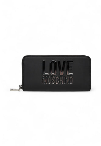LOVE MOSCHINO Portafogli Donna Nero Argento JC5730PP0MKD000B-PE25