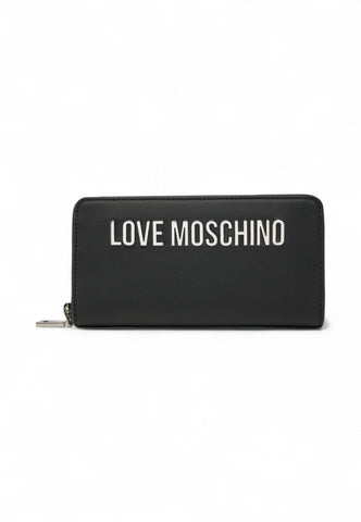 LOVE MOSCHINO Portafogli Donna Nero Argento JC5611PP1MKD000B-PE25