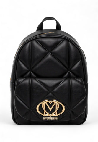 LOVE MOSCHINO Zaino Donna Nero Oro JC4037PP1NLC0000-AI26