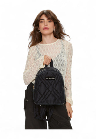 LOVE MOSCHINO Zaino Donna Nero JC4163PP1LLR100A-AI26