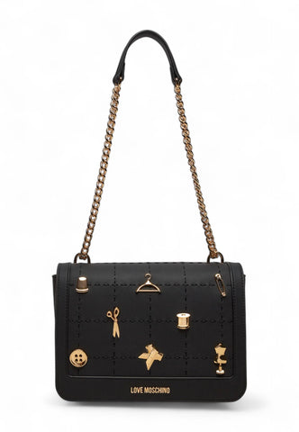LOVE MOSCHINO Borsa a spalla Donna Nero JC4065PP1LLI0000-AI26