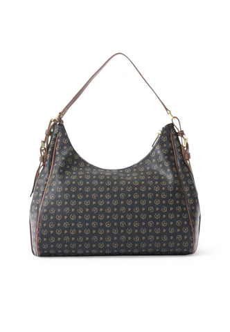 POLLINI Borsa Shopper Donna Nero Marrone TE8532PP0LQ1100D-AI26