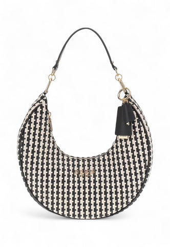 GUESS Borsa A Spalla Donna Nero Beige HWWG9631020-AI26-BML