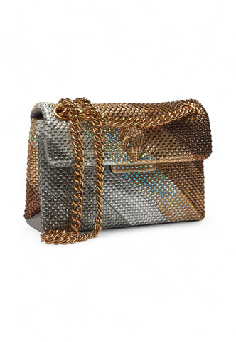 KURT GEIGER Borsa Tracolla Donna Oro Argento Strass 2051265609-AI26