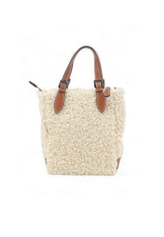 CAFE NOIR Borsa A Mano Donna Beige Marrone C3NF0920-AI26-Q007