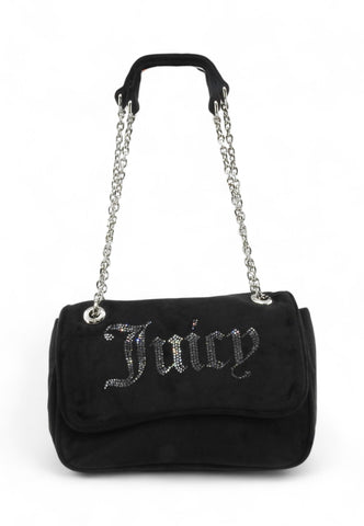 JUICY COUTURE Borsa A Spalla Donna Nero Strass BEJQL8762WPO000-AI26-000