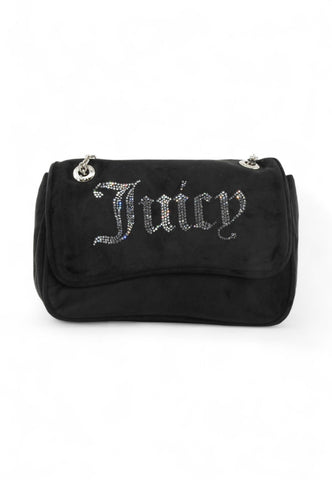 JUICY COUTURE Borsa A Spalla Donna Nero Strass BEJQL8762WPO000-AI26-000
